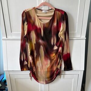 Calvin Klein Women's Multicolor Long Sleeve Top